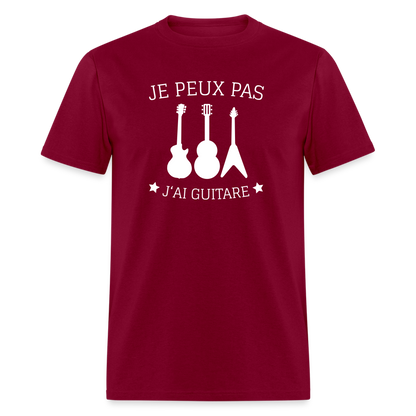 Je Peux Pas T-Shirt - burgundy