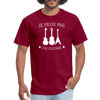 Je Peux Pas T-Shirt - burgundy