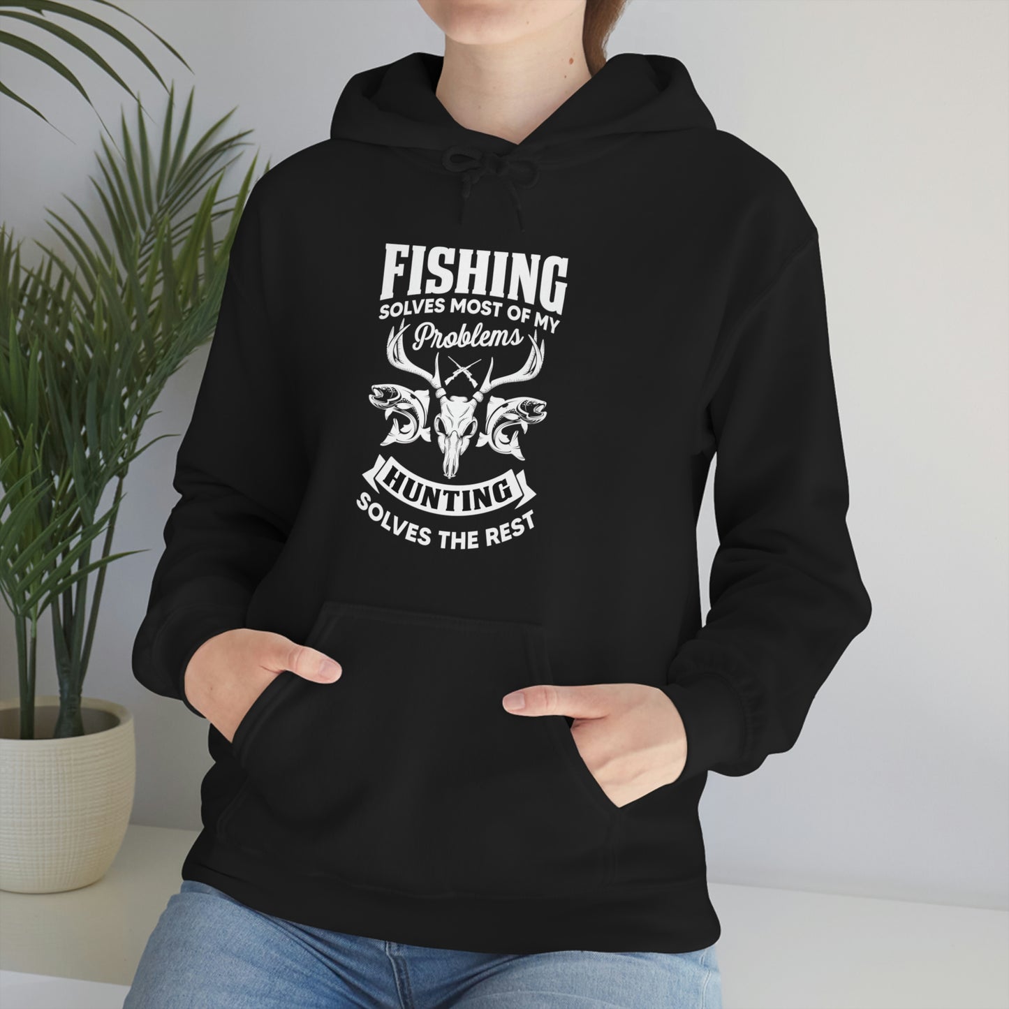 Fishing Solves  Hooded Sweatshirt