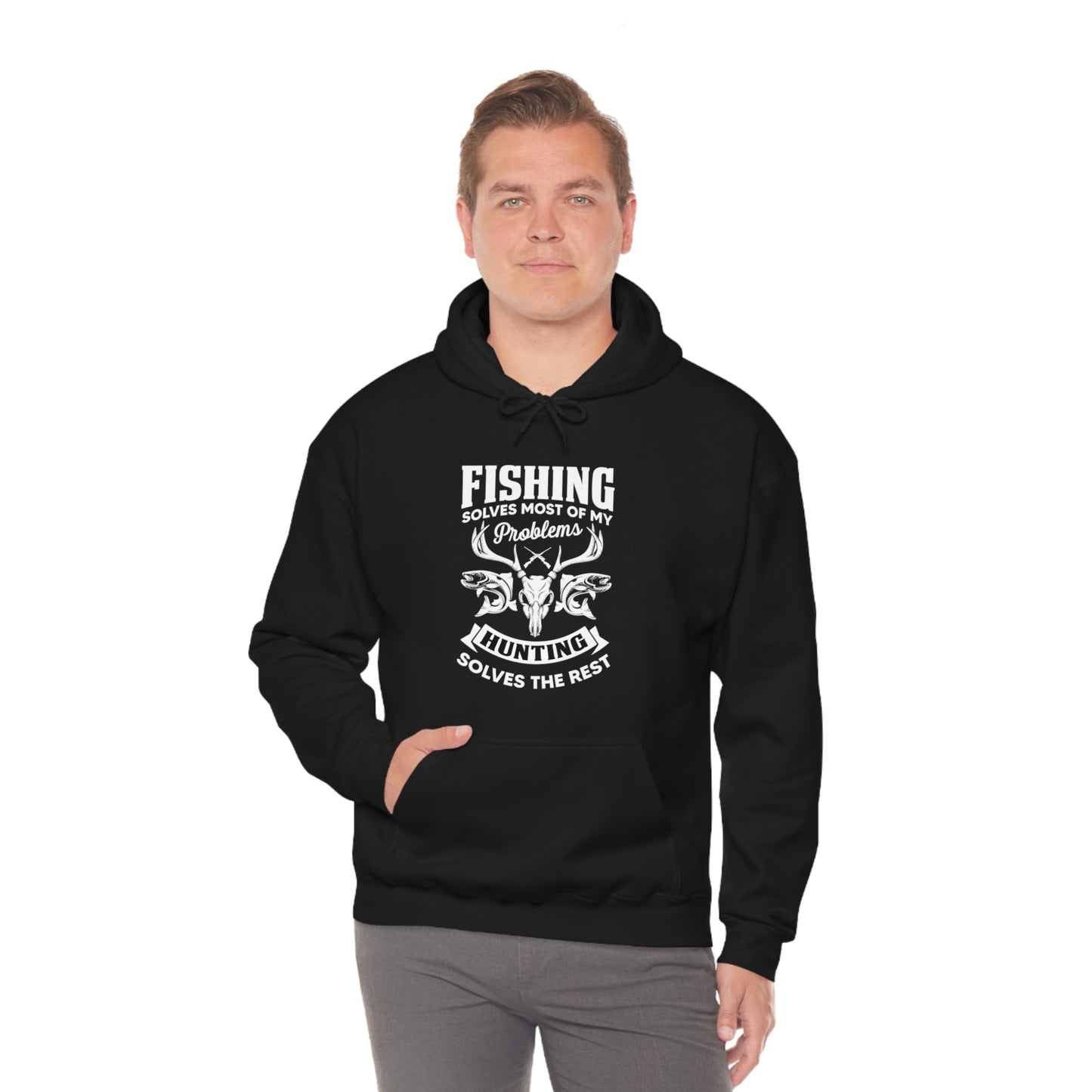 Fishing Solves  Hooded Sweatshirt