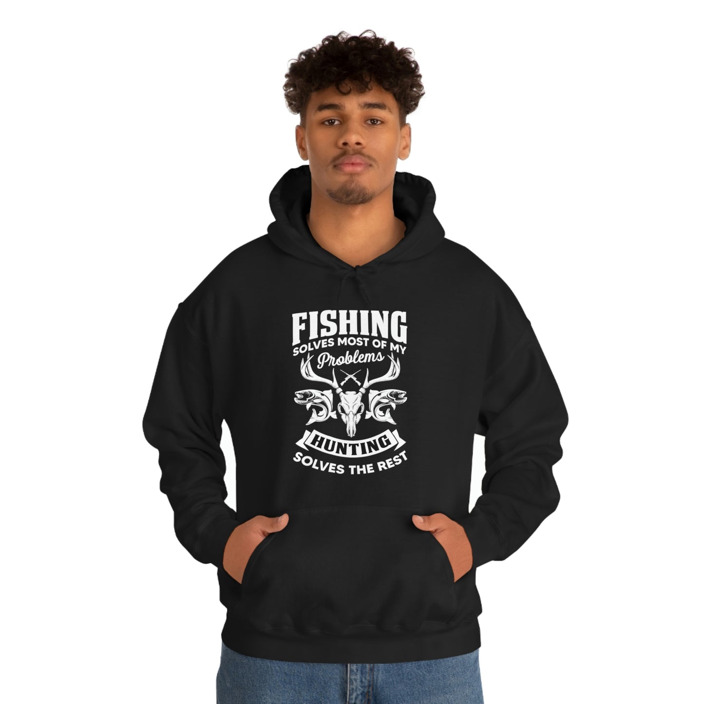 Fishing Solves  Hooded Sweatshirt