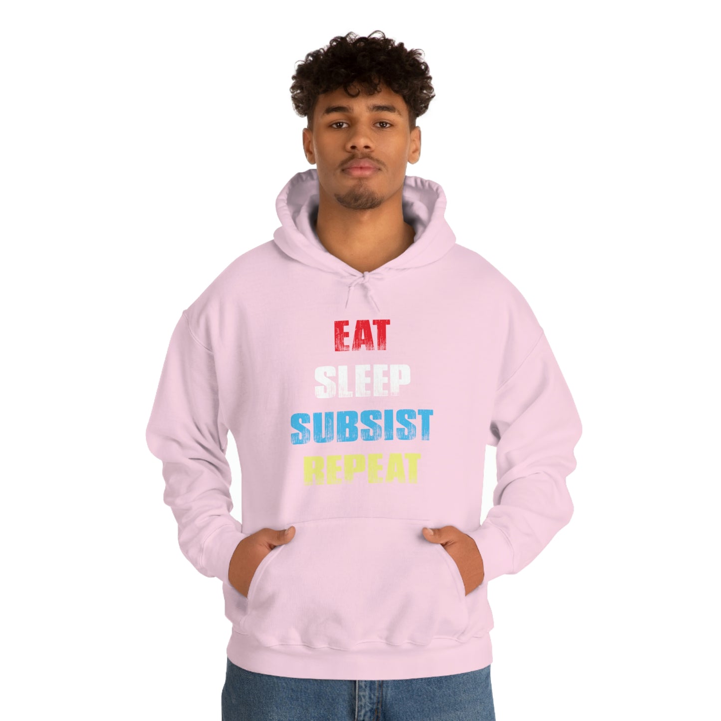 Eat Sleep Subsist Repeat Hooded Sweatshirt