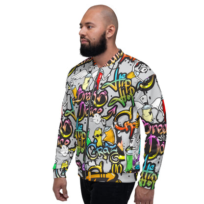 Graffiti Bomber Jacket