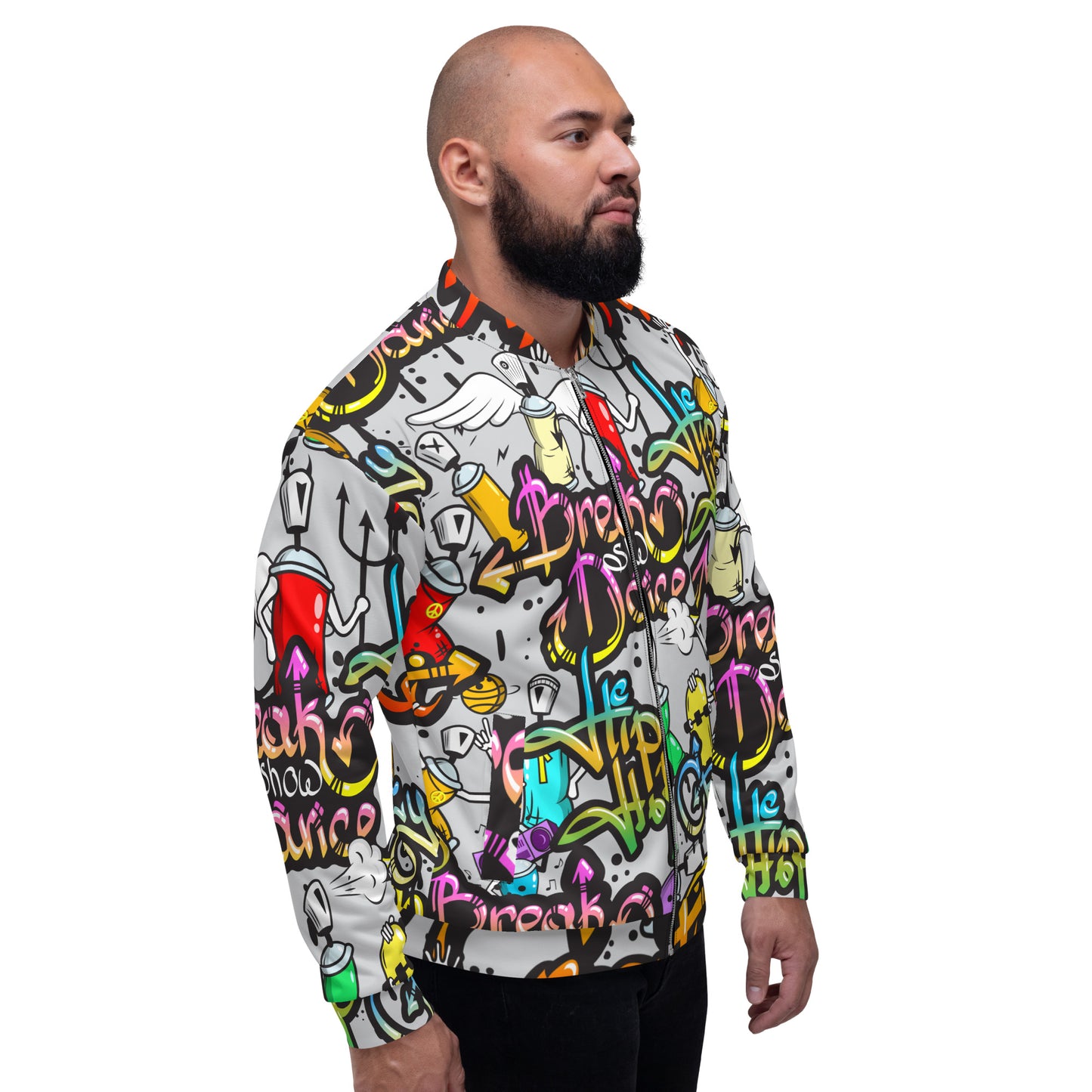 Graffiti Bomber Jacket