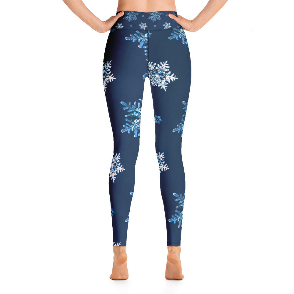 Snowflake Yoga Leggings