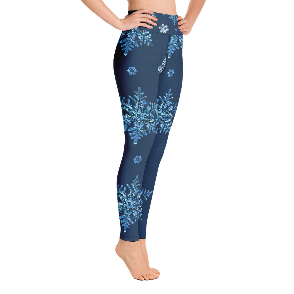 Snowflake Yoga Leggings