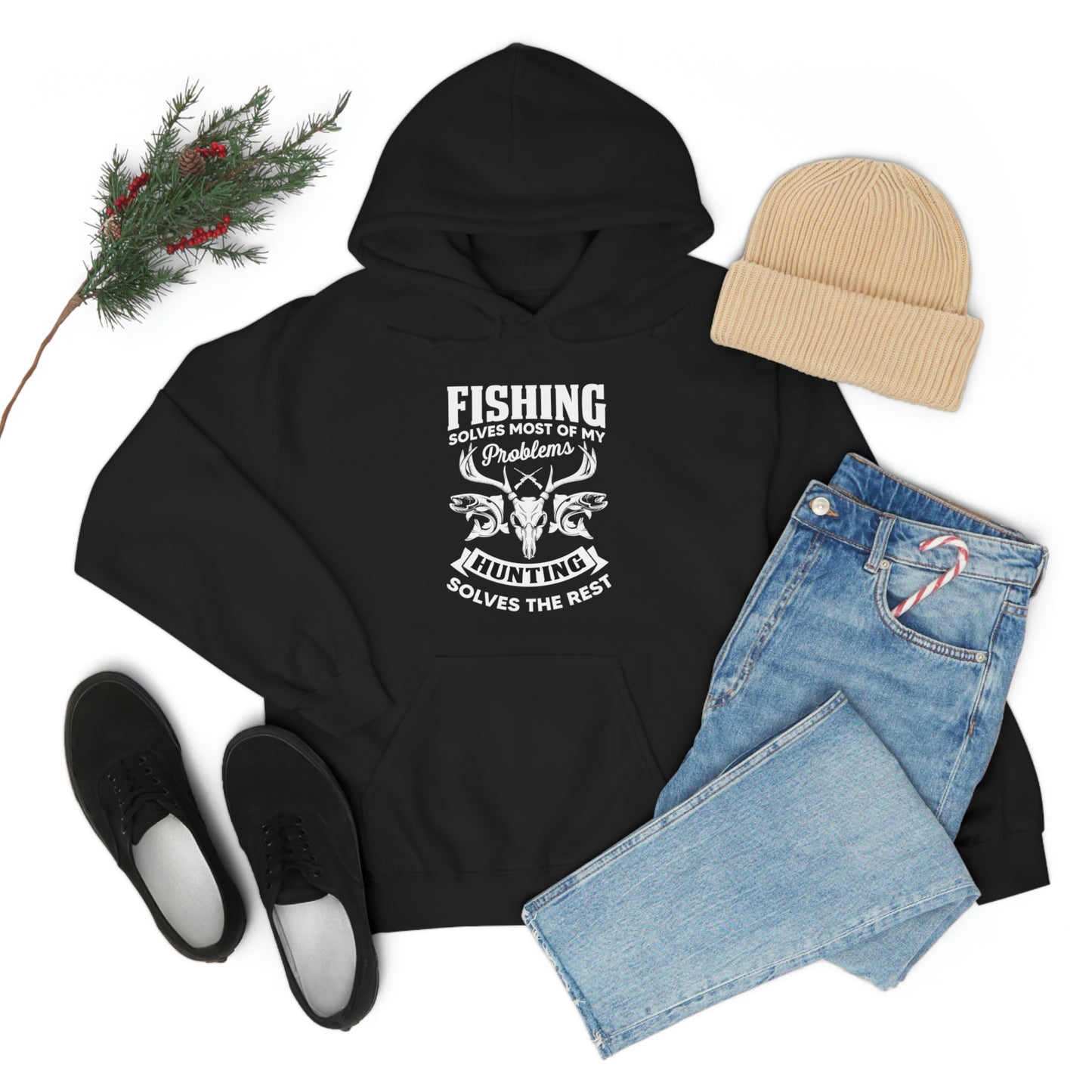 Fishing Solves  Hooded Sweatshirt