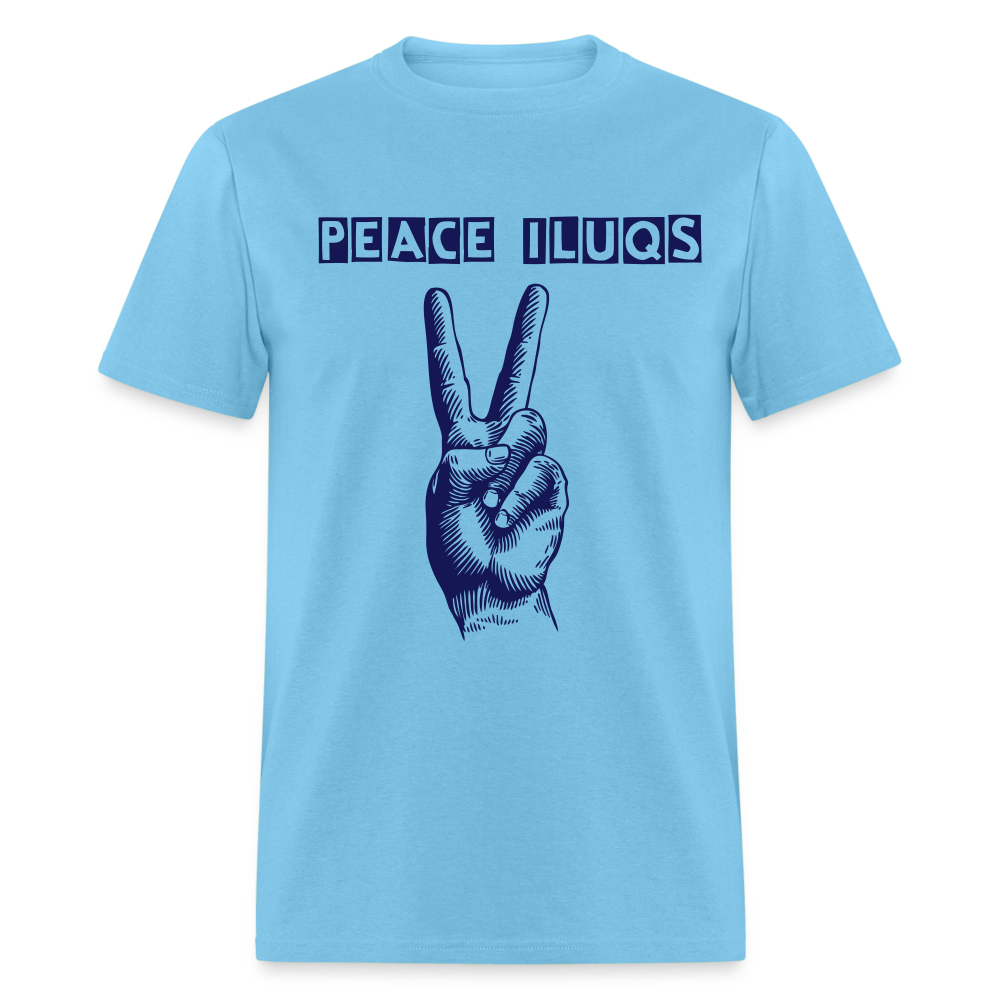 Peace ILUQs T-Shirt - aquatic blue