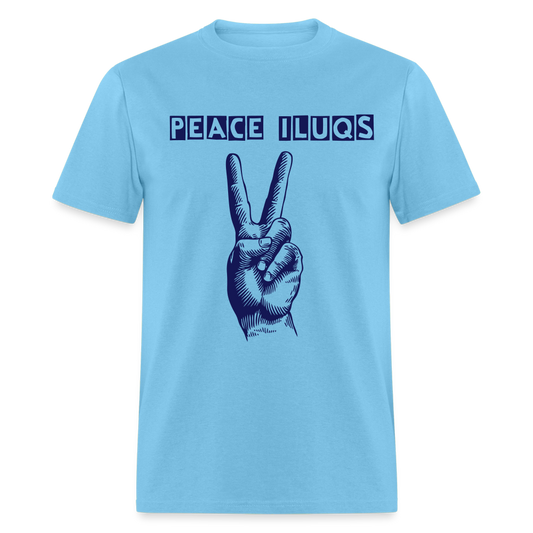 Peace ILUQs T-Shirt - aquatic blue