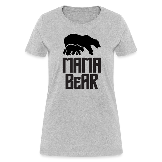 Mama Bear T-Shirt - heather gray