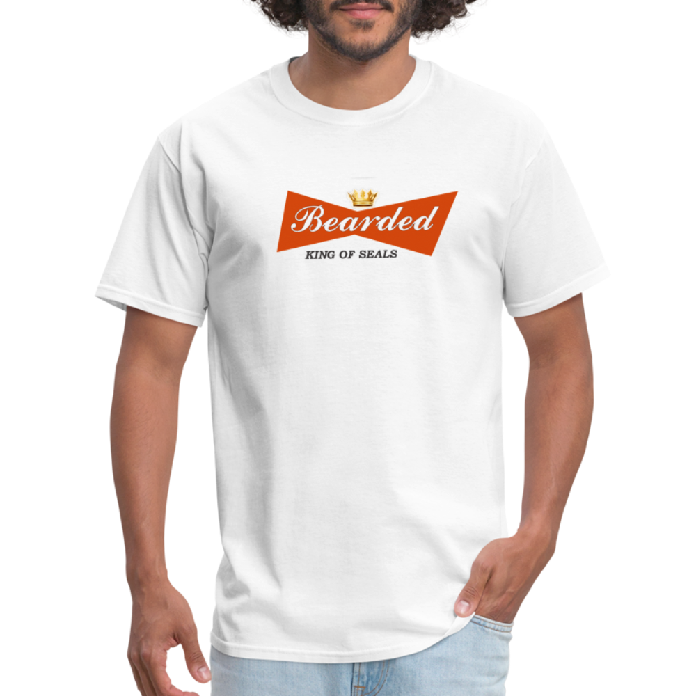 Bearded King of Seals T-Shirt - white