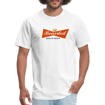 Bearded King of Seals T-Shirt - white