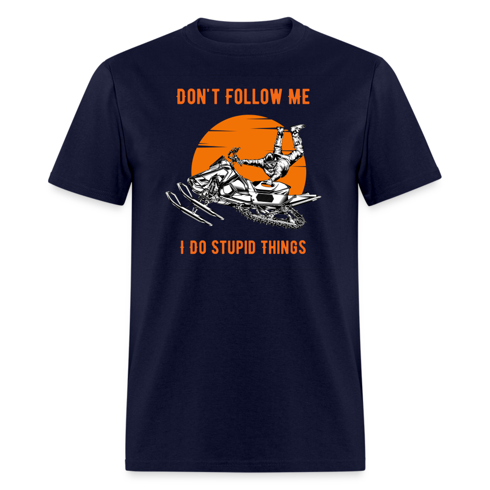 Dont Follow Me T-Shirt - navy