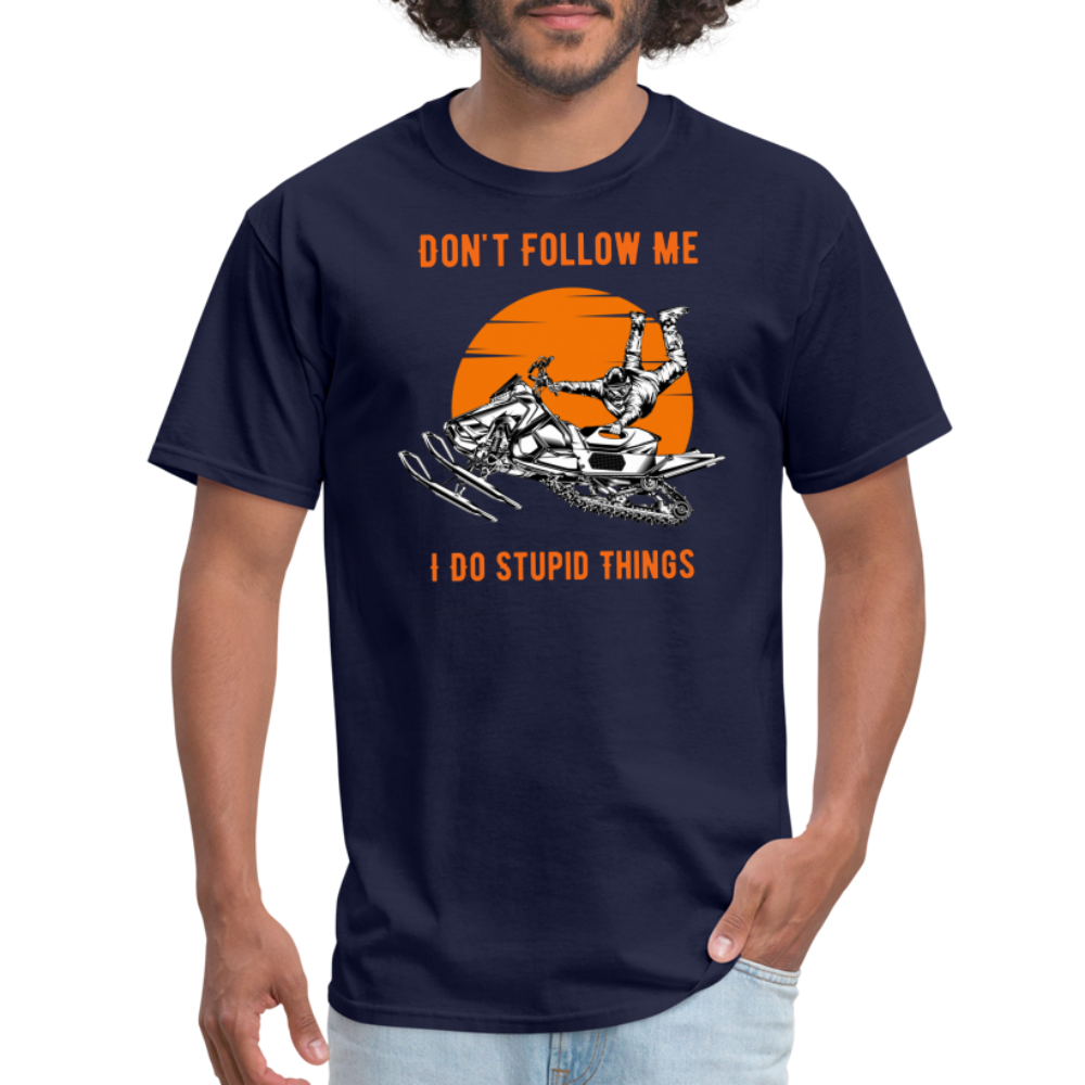 Dont Follow Me T-Shirt - navy