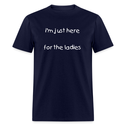 Im Just Here T-Shirt - navy