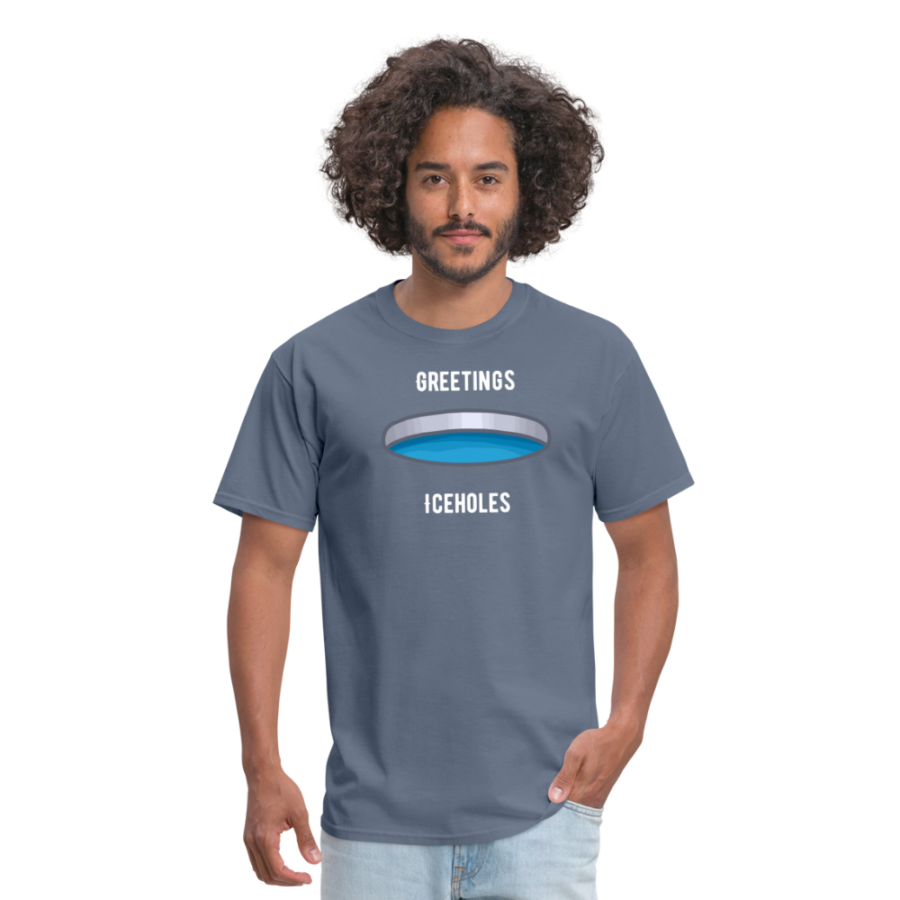 Greetings Iceholes T-Shirt - denim