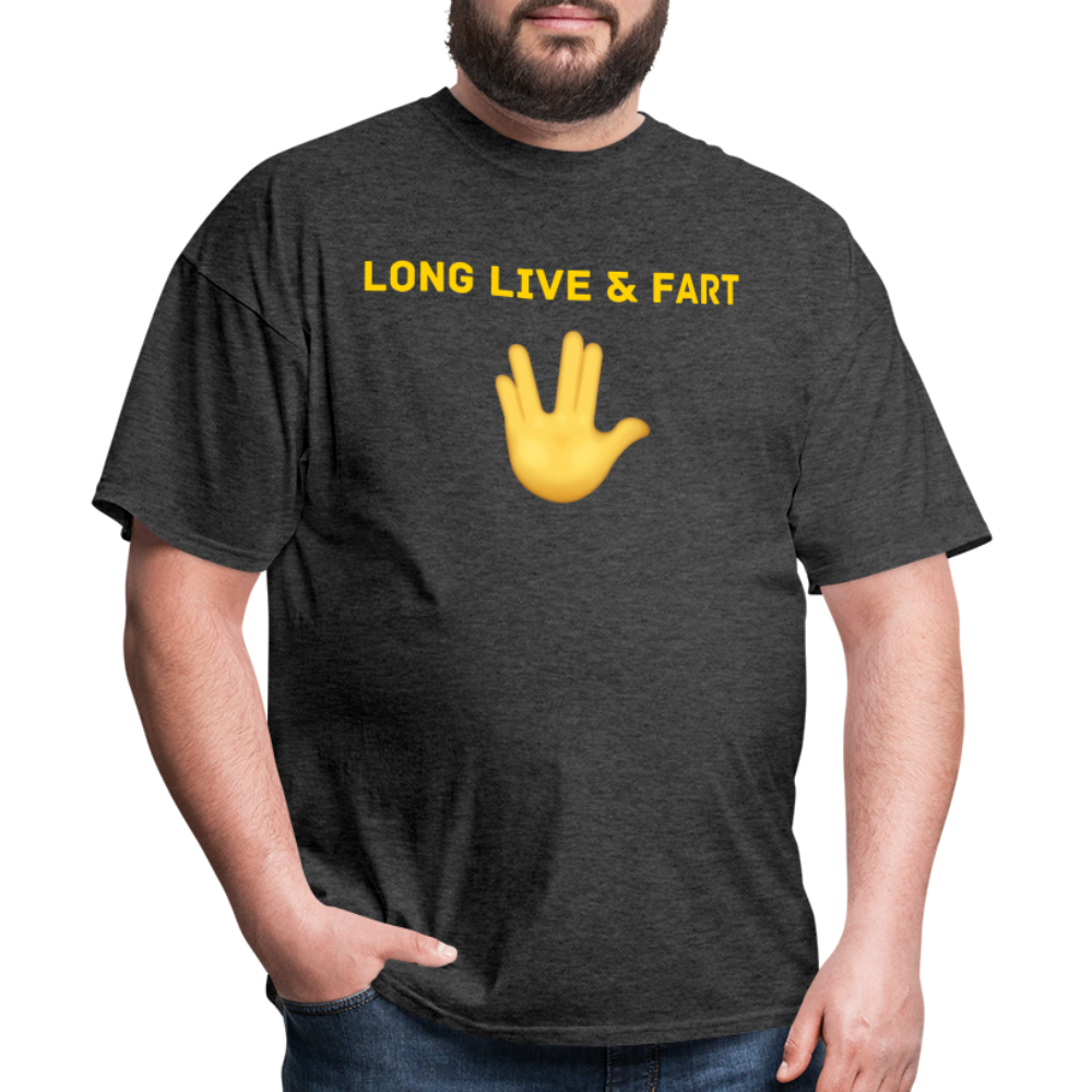 Long Live & Fart T-Shirt - heather black