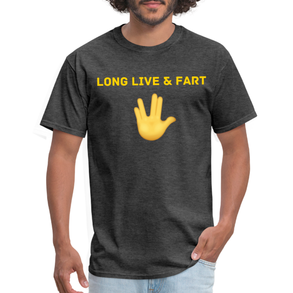 Long Live & Fart T-Shirt - heather black