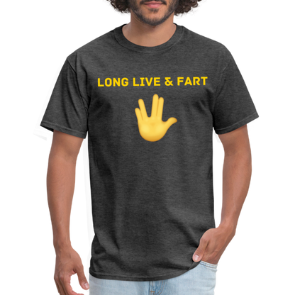 Long Live & Fart T-Shirt - heather black