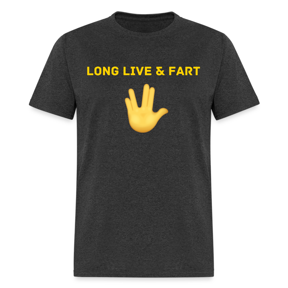 Long Live & Fart T-Shirt - heather black