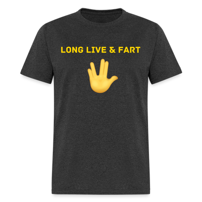 Long Live & Fart T-Shirt - heather black