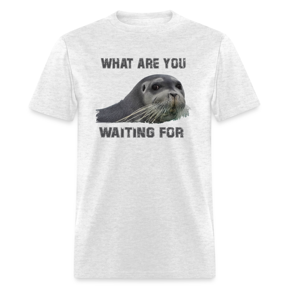 What Are You Waiting T-Shirt - light heather gray