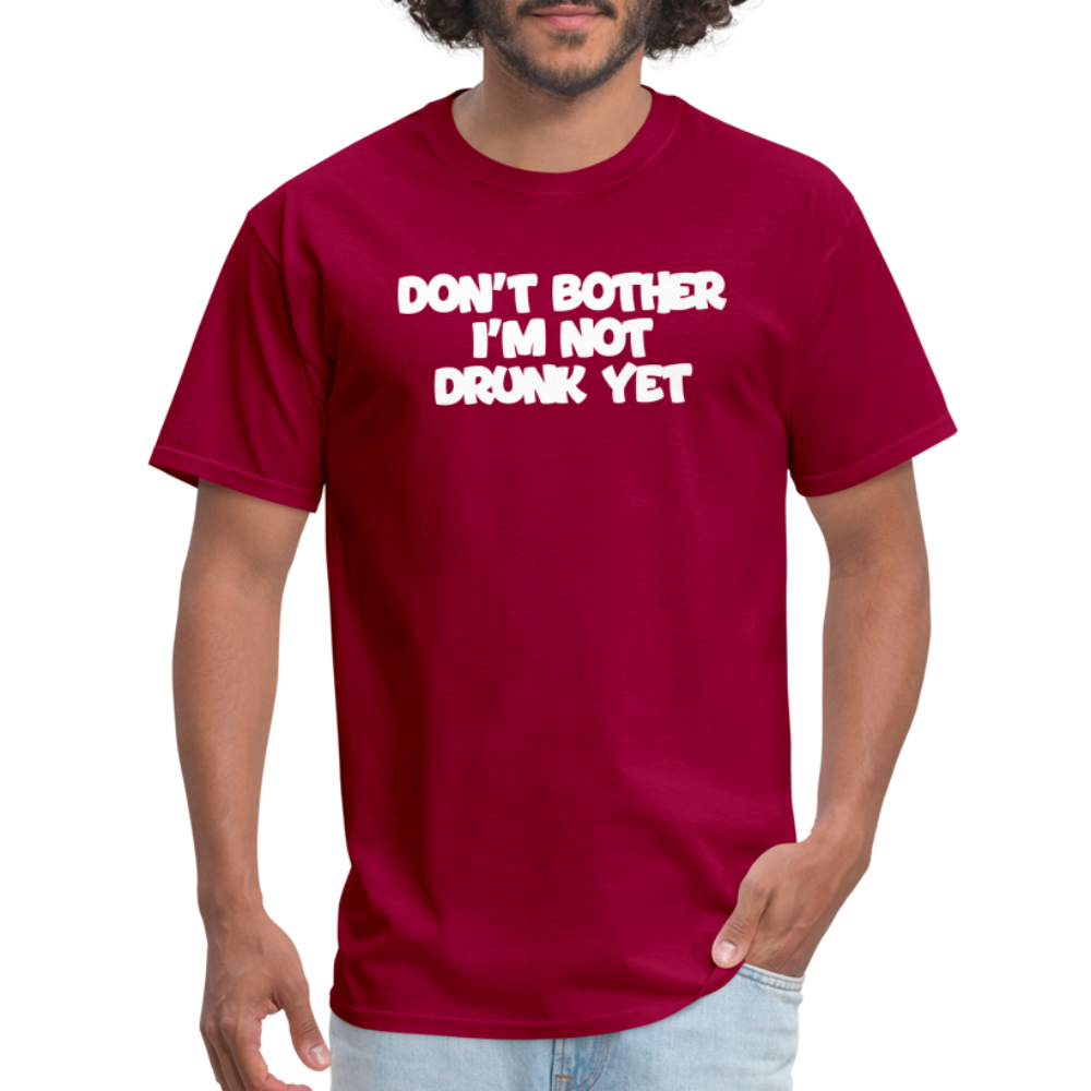 Dont Bother T-Shirt - dark red