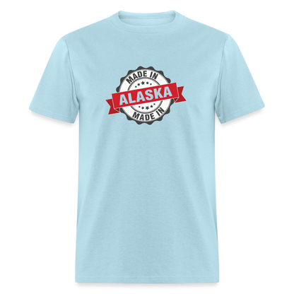 Made In Alaska T-Shirt - powder blue