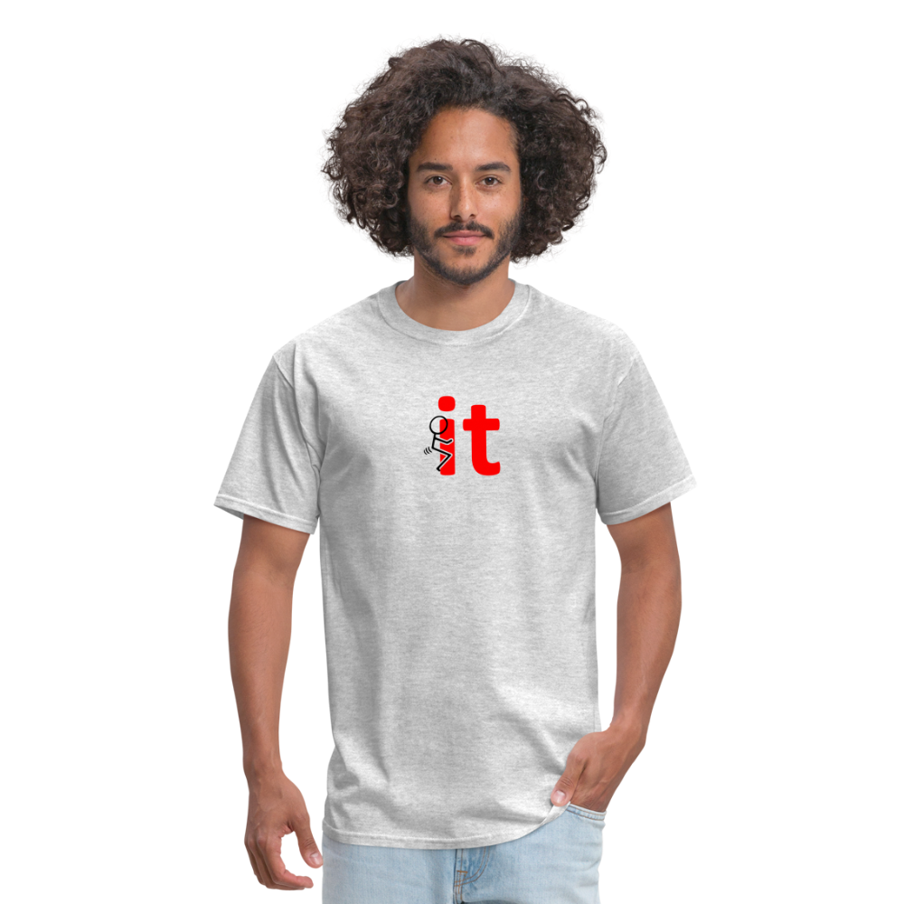 F It T-Shirt - heather gray