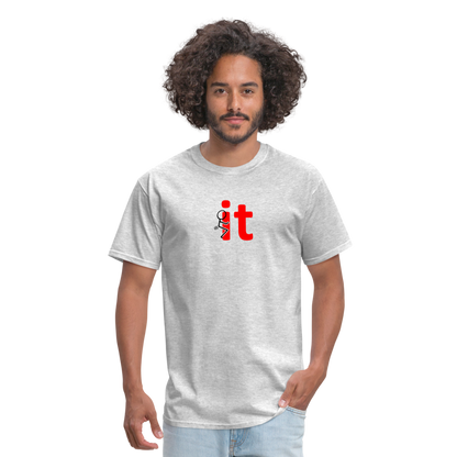 F It T-Shirt - heather gray