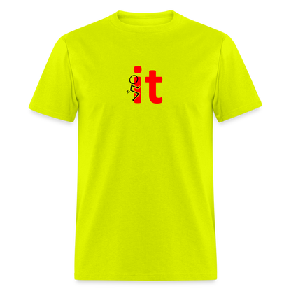 F It T-Shirt - safety green