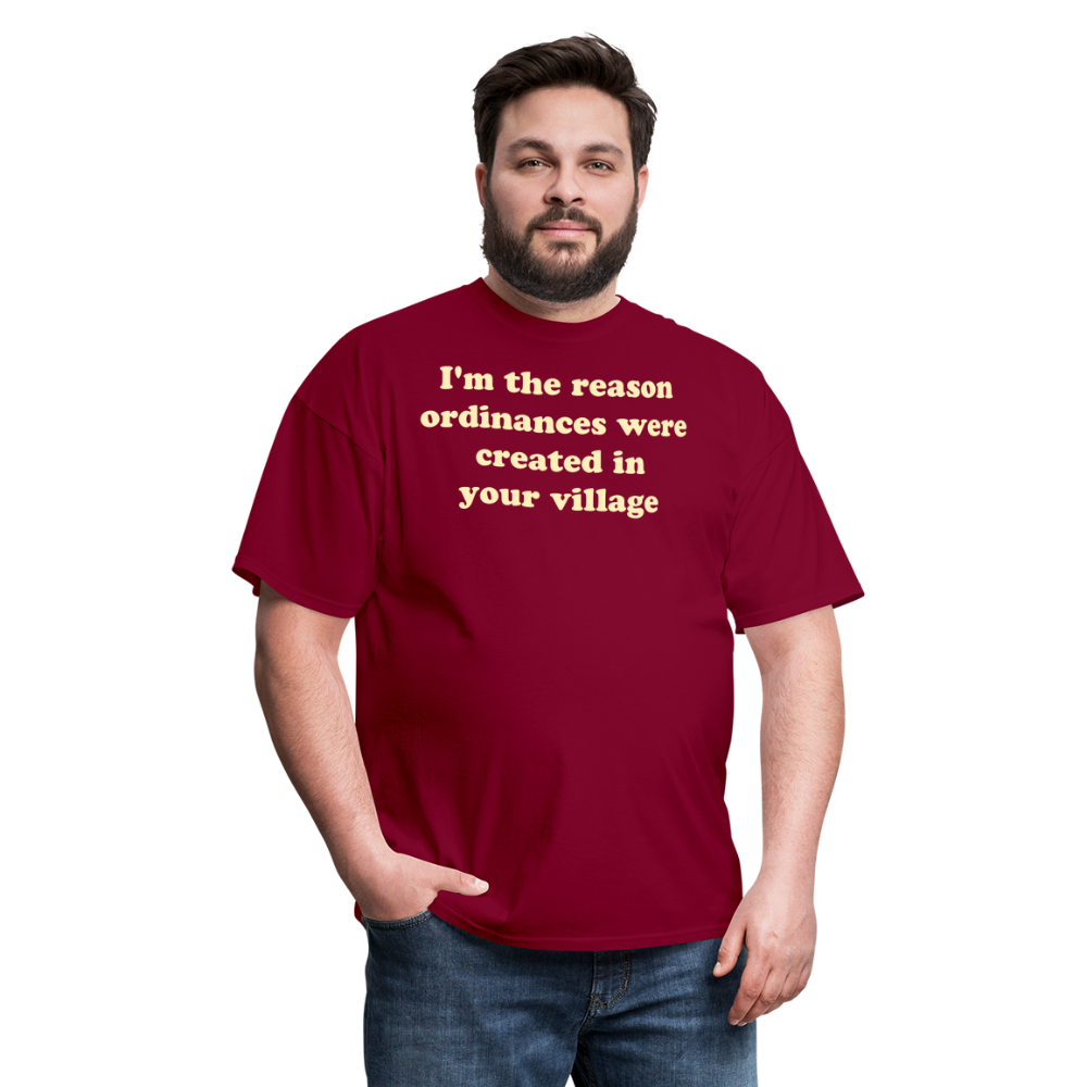 Im The Reason T-Shirt - burgundy