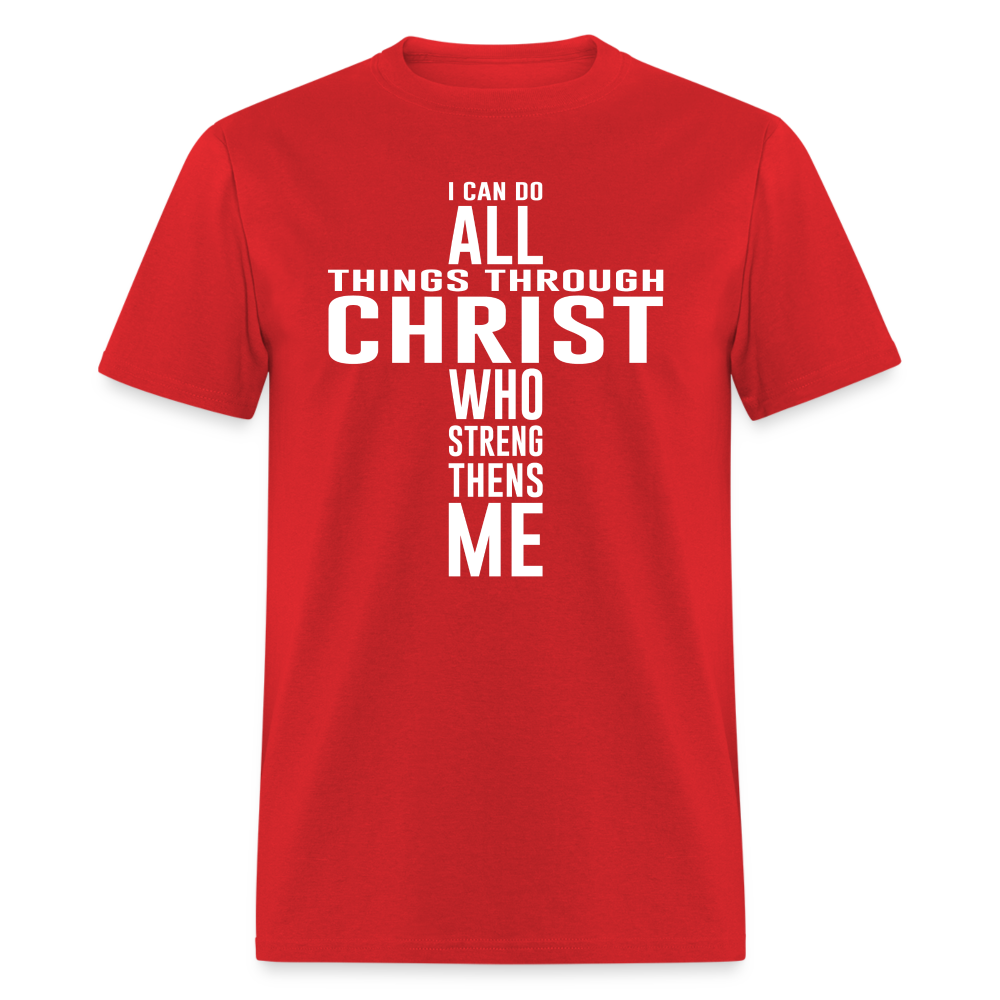 Through Christ T-Shirt - red