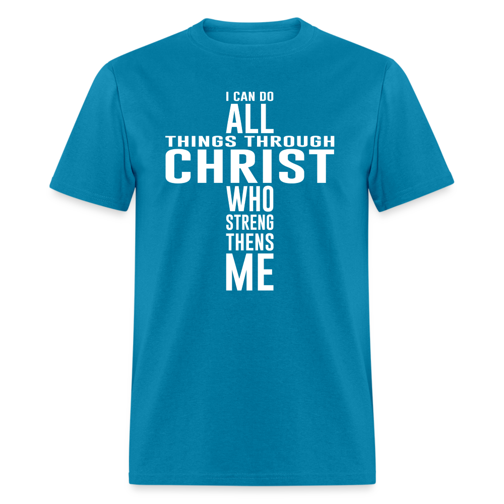 Through Christ T-Shirt - turquoise