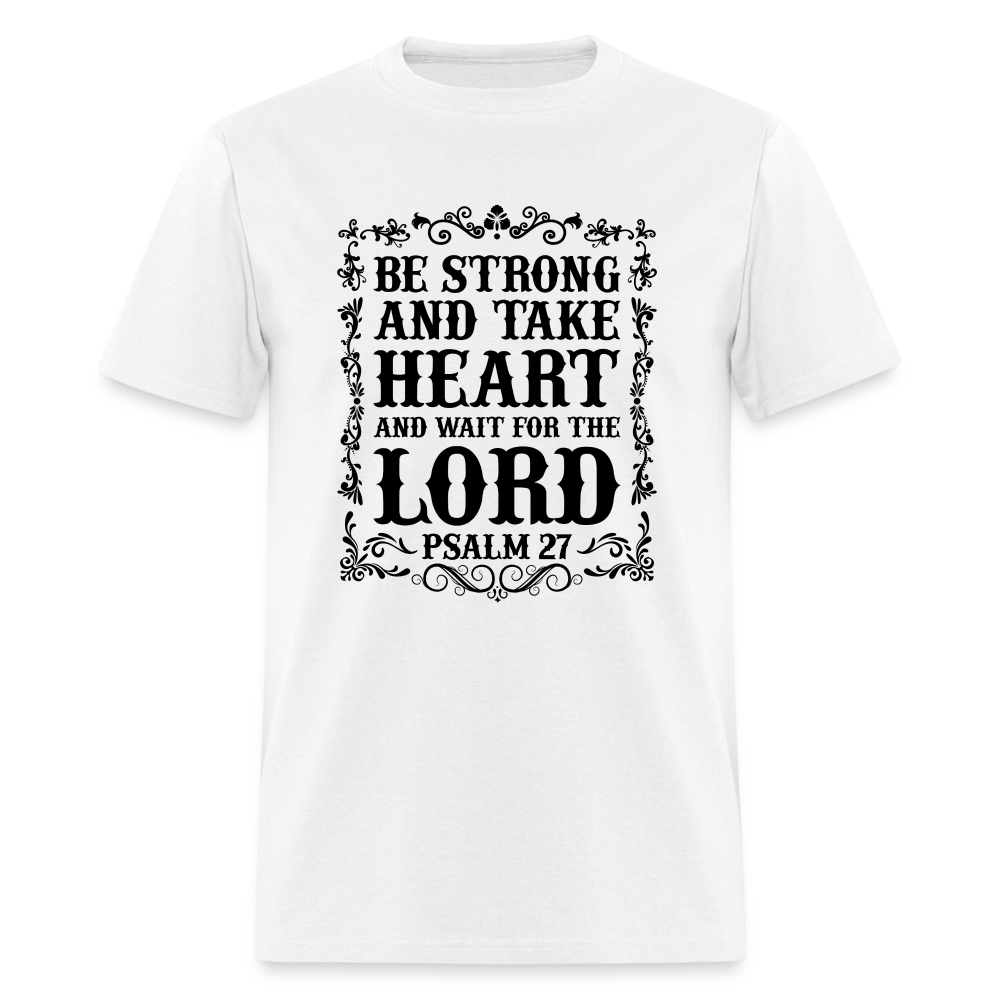 Psalm 27 T-Shirt - white