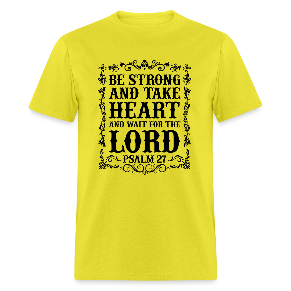 Psalm 27 T-Shirt - yellow