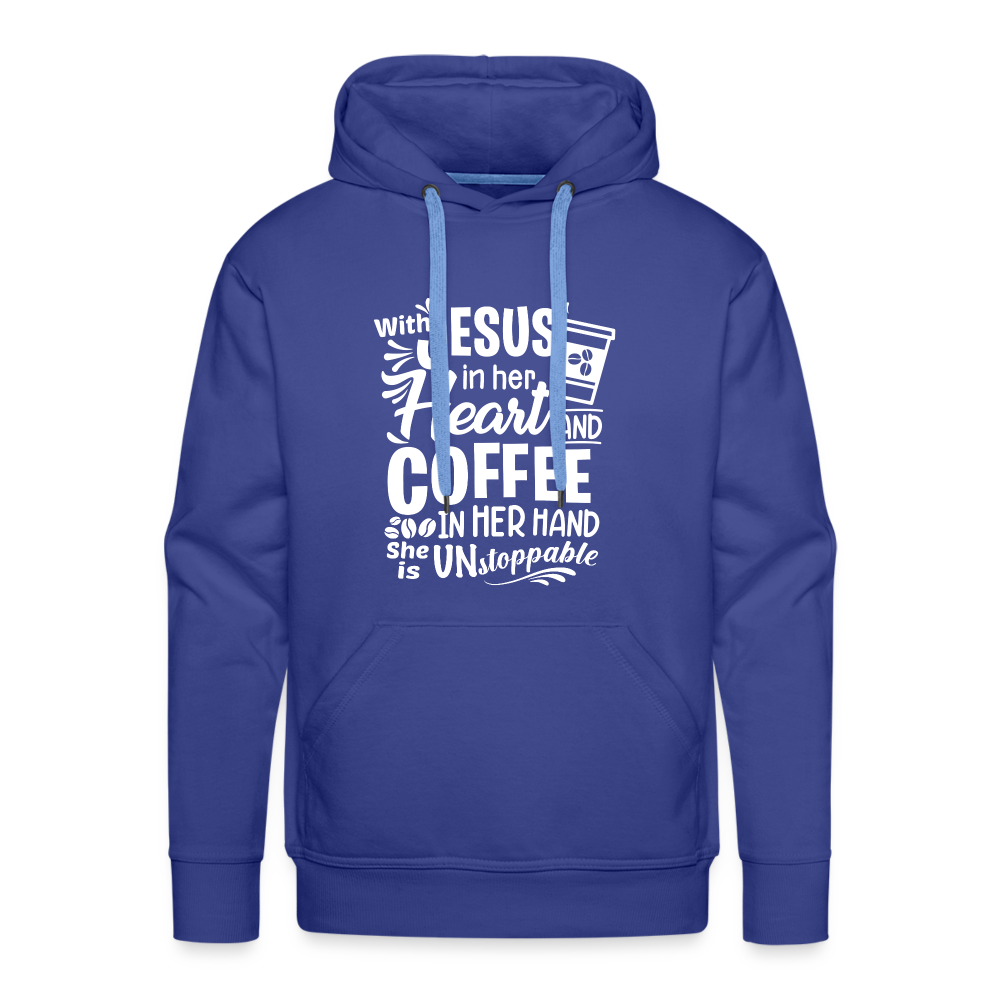 Jesus Heart Hoodie - royal blue