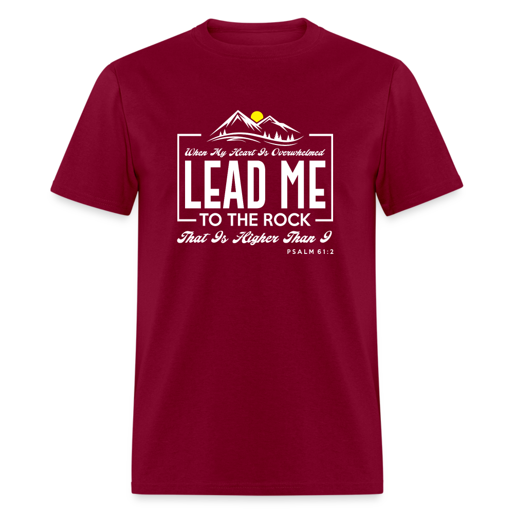 Lead Me T-Shirt - burgundy