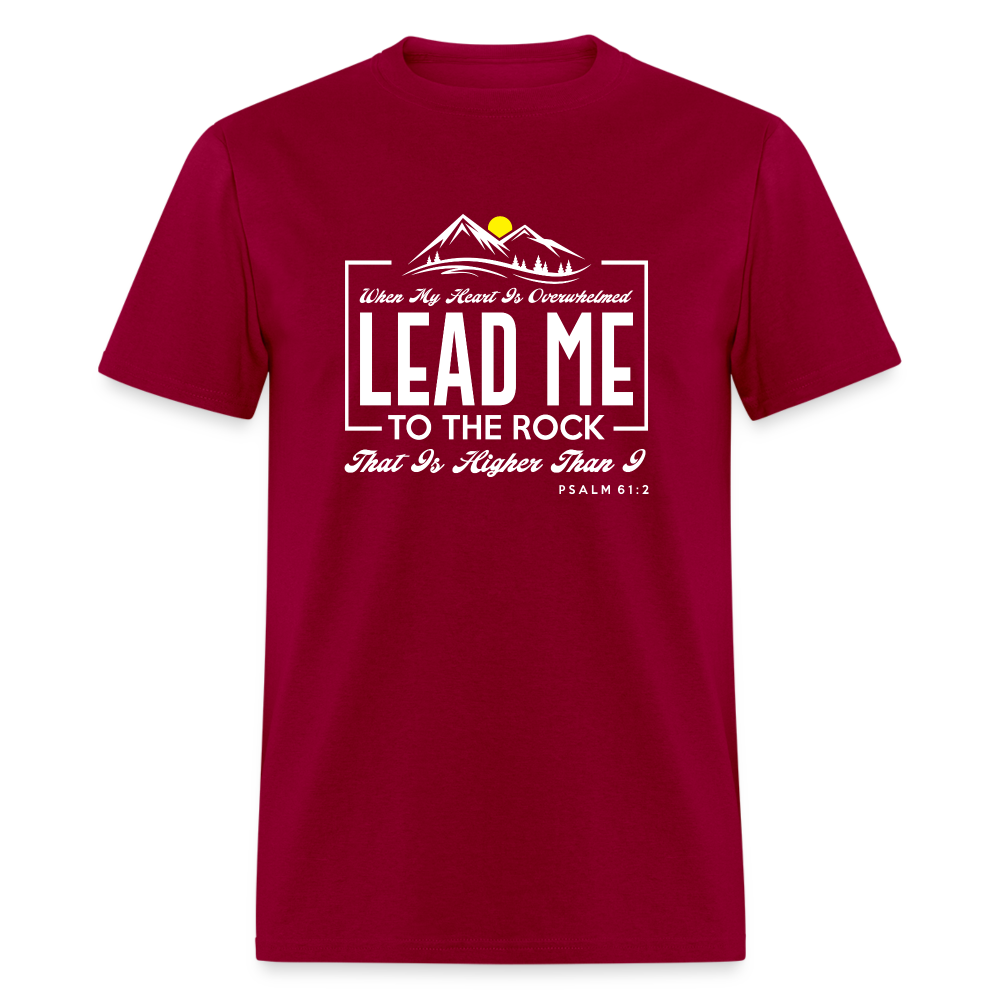 Lead Me T-Shirt - dark red