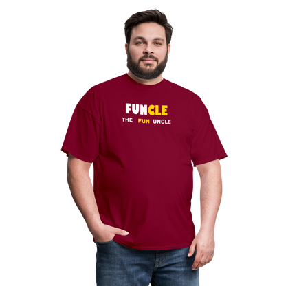 Funcle T-Shirt - burgundy