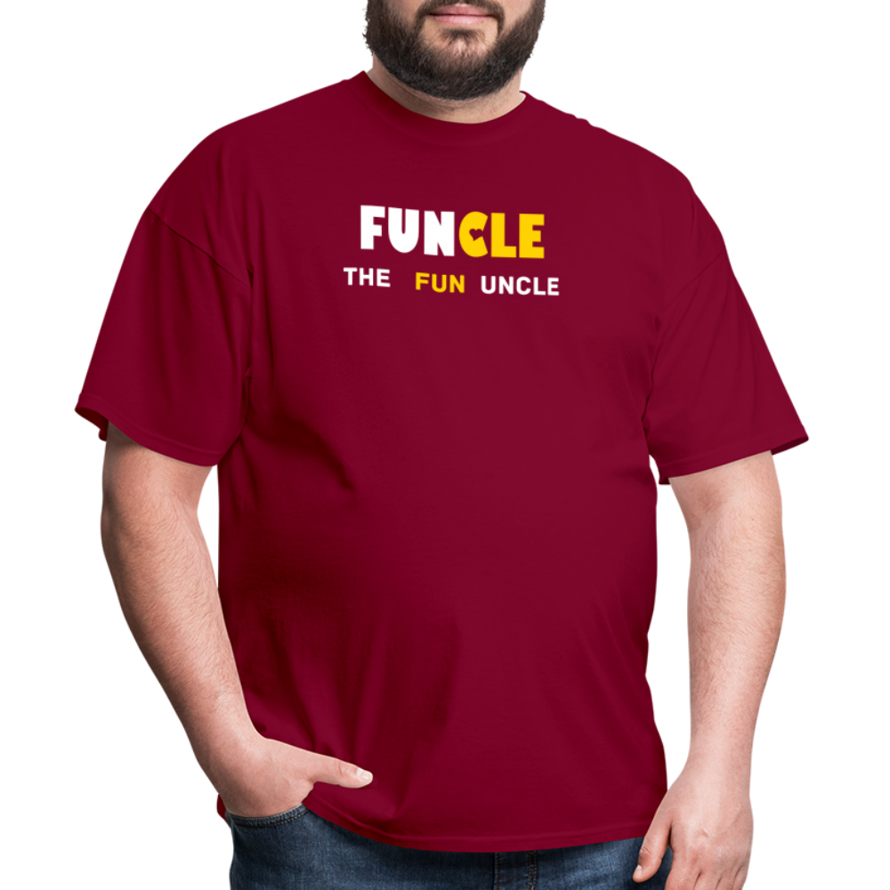 Funcle T-Shirt - burgundy