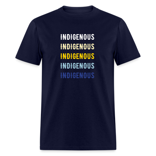 Indigeous T-Shirt - navy