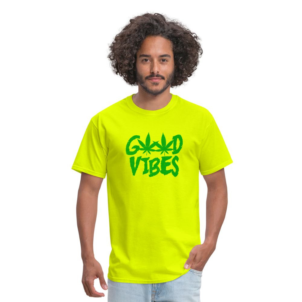 Good Vibes T-Shirt - safety green