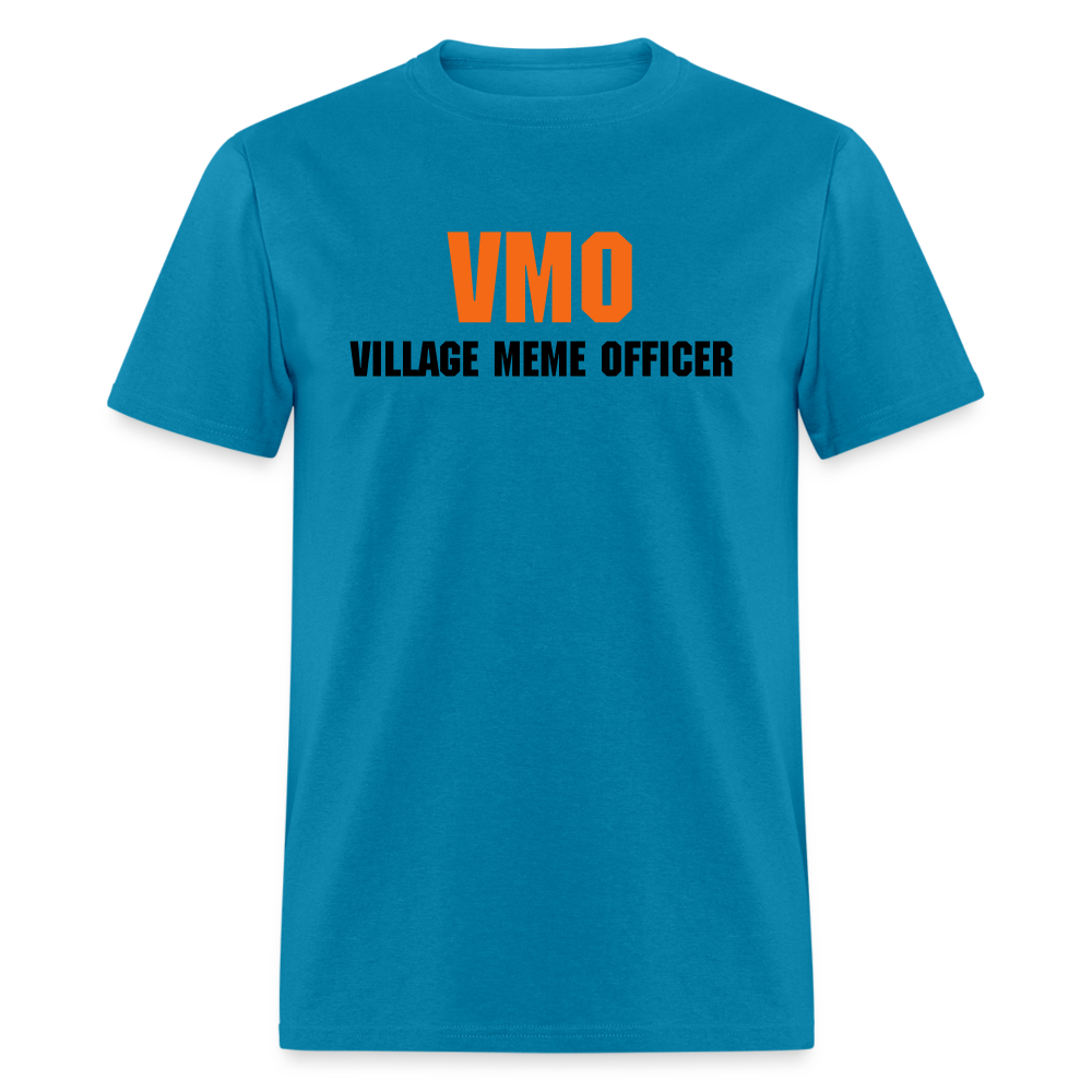 Village Meme Officer T-Shirt - turquoise