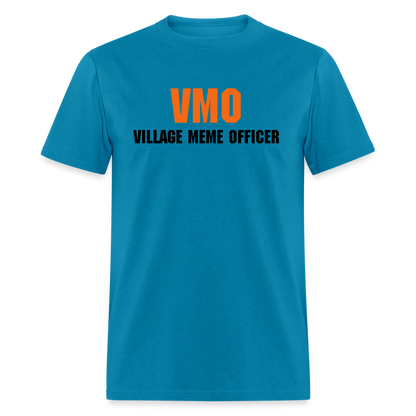 Village Meme Officer T-Shirt - turquoise