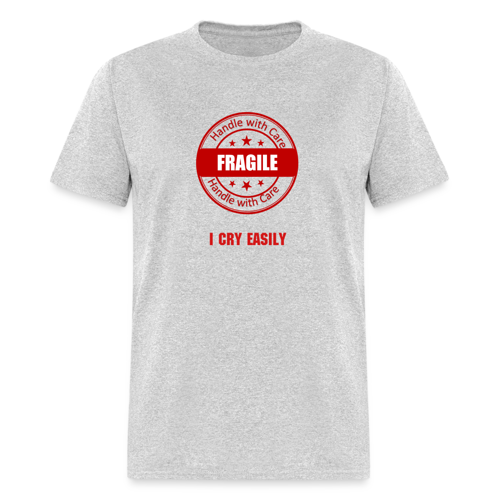 Handle With Care T-Shirt - heather gray