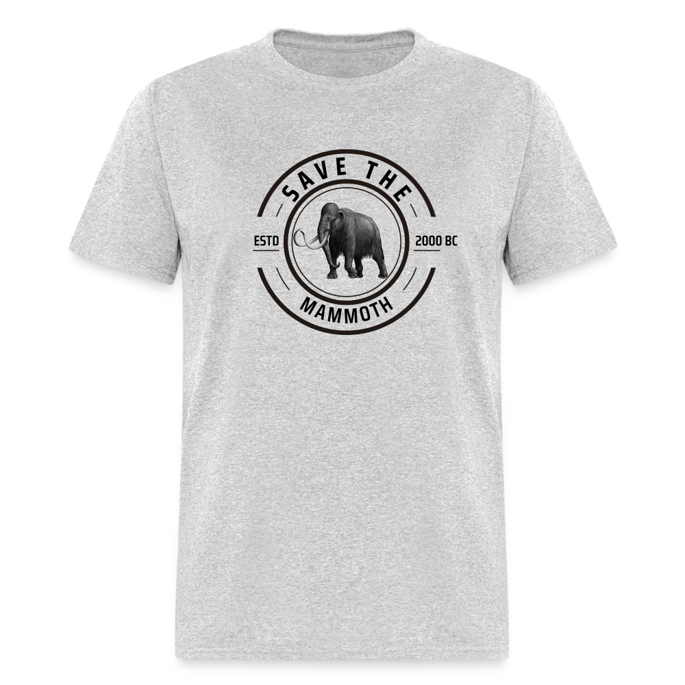 Save The Mammoth T-Shirt - heather gray