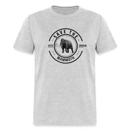 Save The Mammoth T-Shirt - heather gray