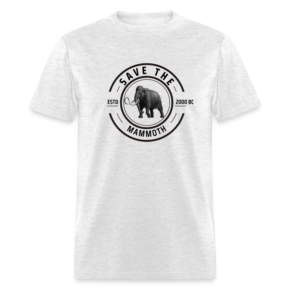 Save The Mammoth T-Shirt - light heather gray