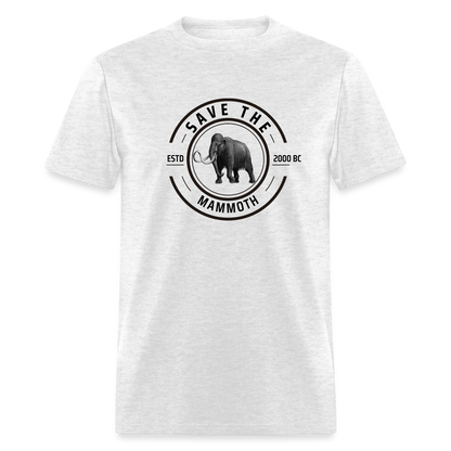 Save The Mammoth T-Shirt - light heather gray